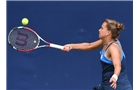 BIRMINGHAM, ENGLAND - JUNE 11: Barbora Zahlavova Strycova of Czech Republic returns a shot against Lucie Safarova of Czech Republic on day three of the Aegon Classic at Edgbaston Priory Club on June 11, 2014 in Birmingham, England. (Photo by Tom Dulat/Getty Images)